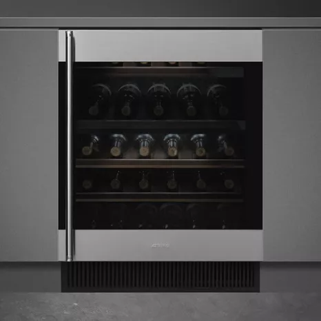 Холодильный шкаф для вина встраиваемый Smeg CVI338RX3