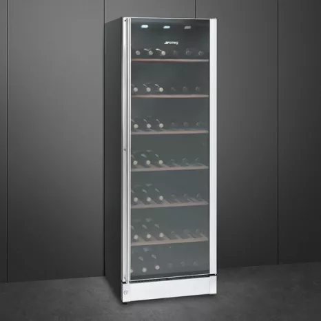Отдельностоящий холодильный шкаф для вина Smeg SCV115G